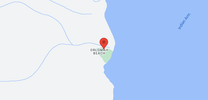 map of LOT 1 ORLOHMA BEACH